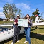 Übergabe eines Spendenschecks